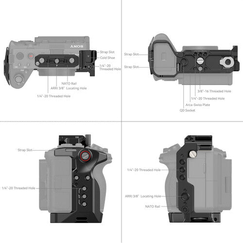 SmallRig Camera Cage for Sony FX30 and FX3 SmallRig Camera Cage for Sony FX30 and FX3